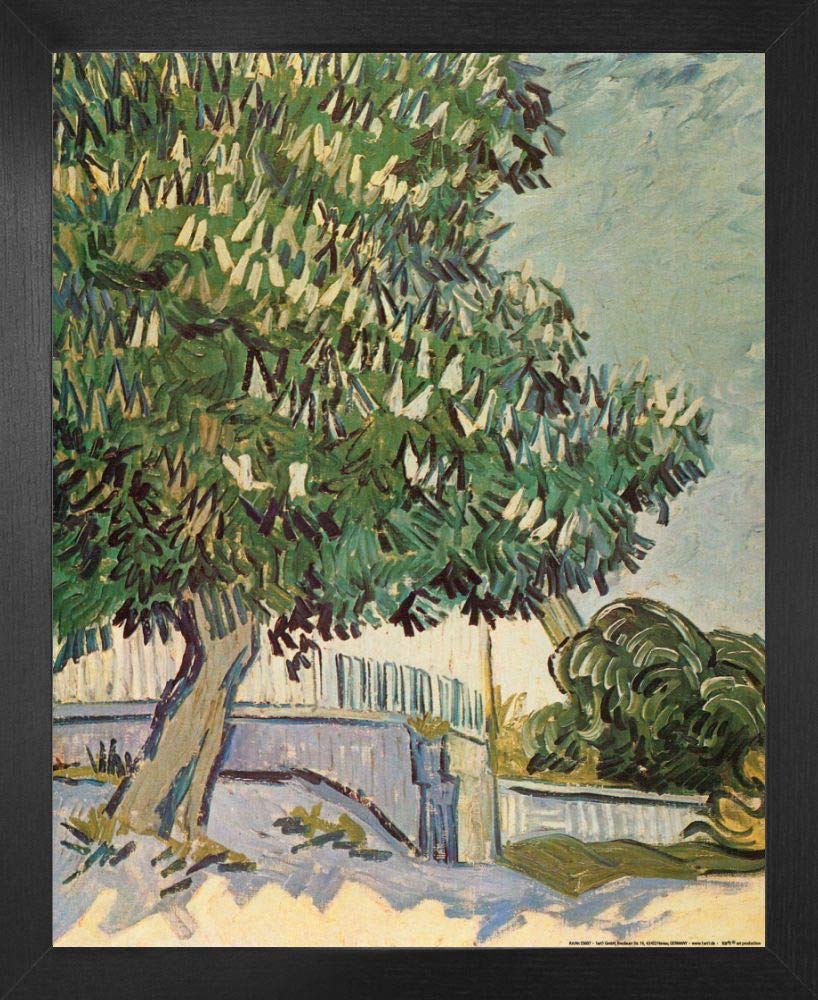Affiche Van Gogh Châtaignier en Fleurs II pour décorer un salon chaleureux
