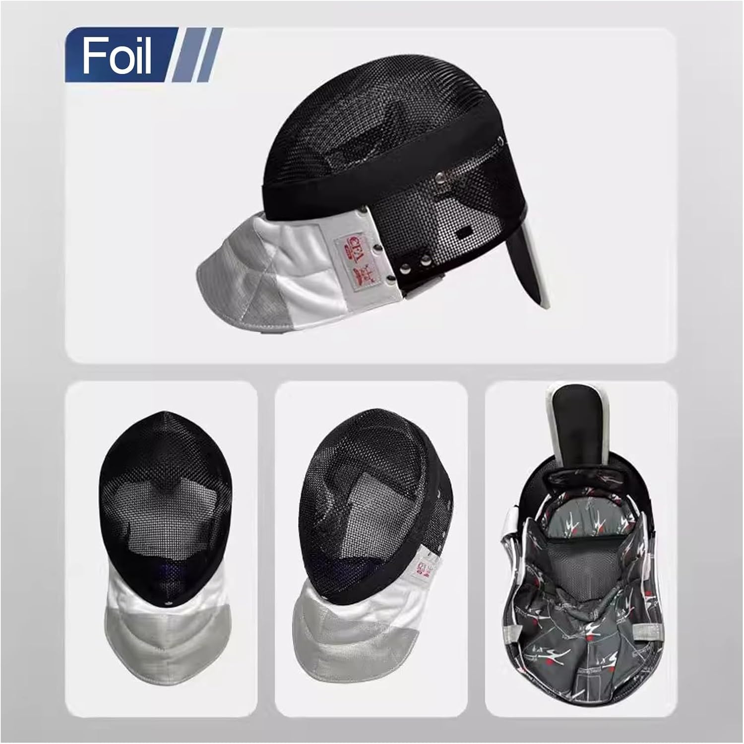 Foil Fencing Helmet, Fencing Mask, Fencing Gear, Fencing Protective Helmet, Foil Athlet Competition Use, 900N(X-Small)