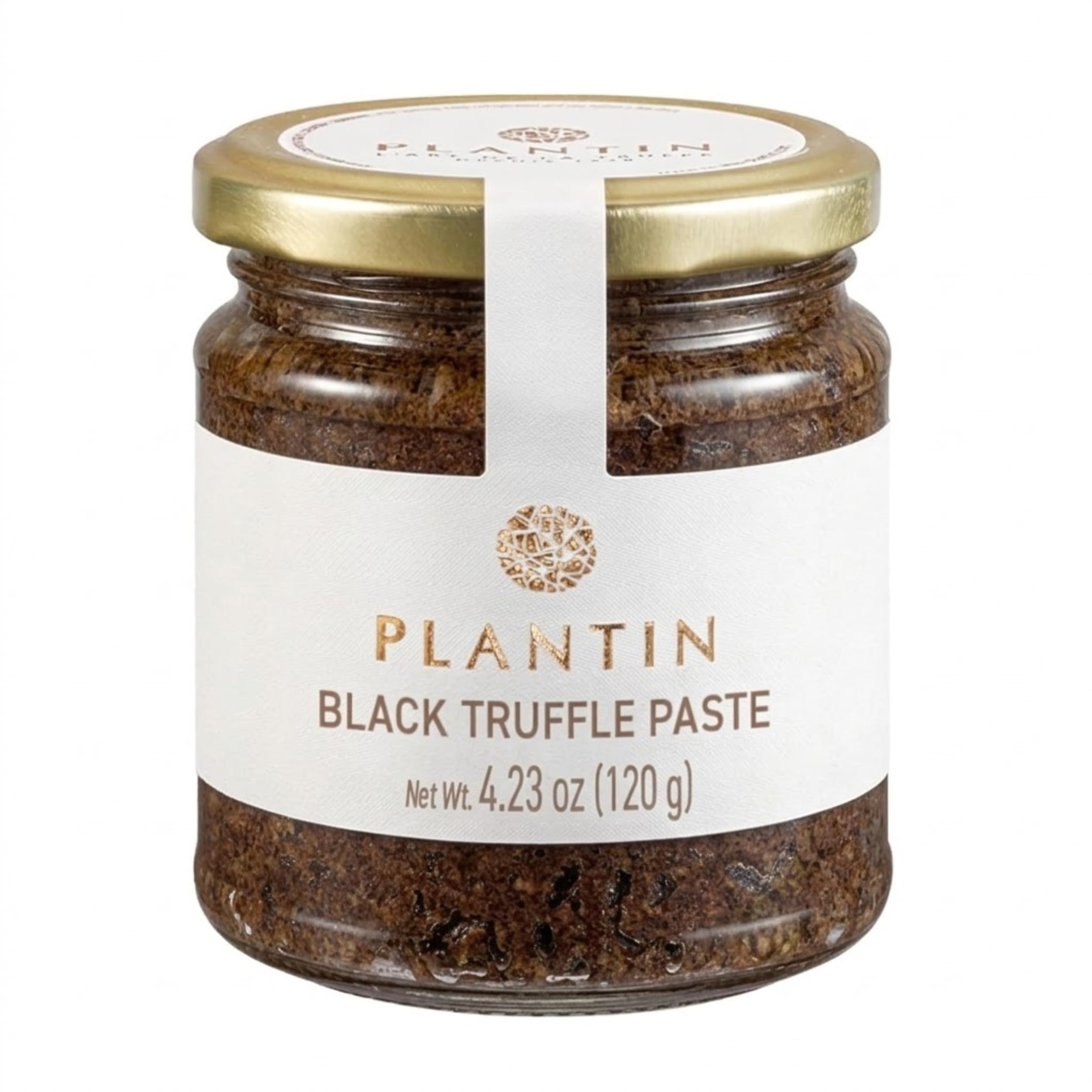 Plantin Truffle Paste – Gourmet French Black Truffle Spread – Premium Condiment for Pasta, Risotto, Meats, Appetizers, Sauces, and Creative Fine Dining Recipes – Authentic Flavor (120g Jar)