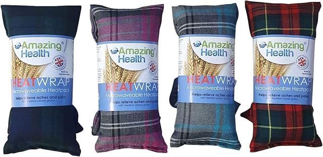 Amazing Health Wheat bag Micro-Hotties UK Made Non scented(TARTAN)