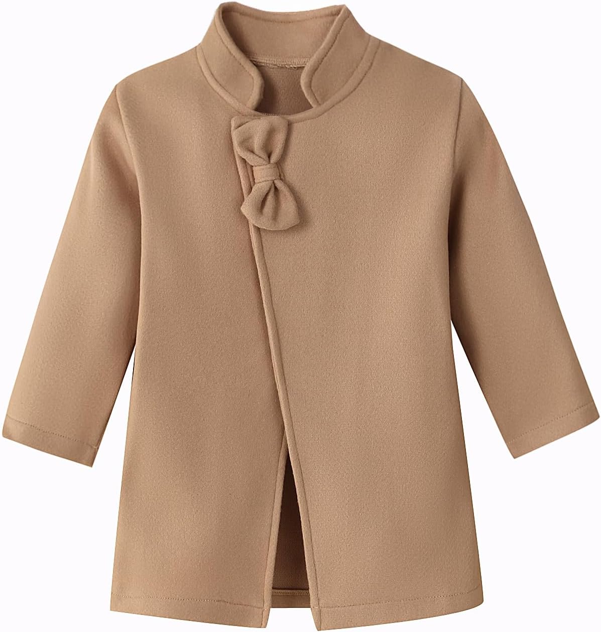 Toddler Baby Girl Dress Coat Long Sleeve Solid Color Clothes Jacket Fall Winter Outfit