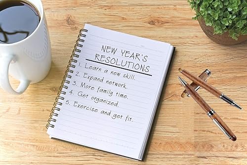 Miniatura 6 de Juego de 2 bolígrafos de madera, bolígrafos de madera elegantes y bolígrafos de punta redonda para hombres, 4 recambios de tinta adicionales (2