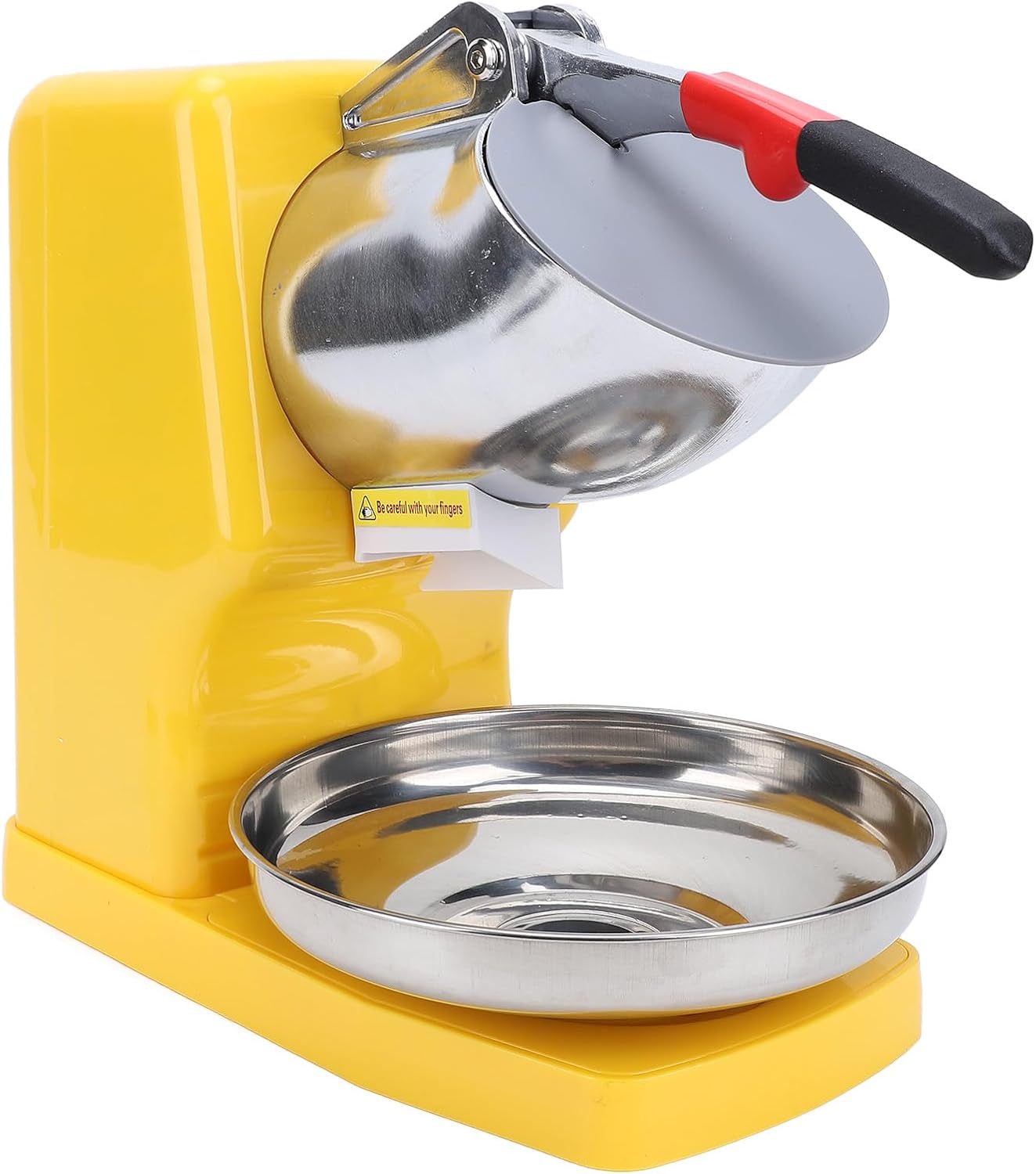 500W Snow Cone Machine Shaved Ice Machine Ice Crusher with 2 Stainless Steel Blades Kitchen Electric for Shaved Ice and Snow Cone (US Plug 110V)