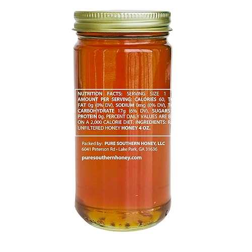 Miniatura 7 de 2 libras. Miel de gallberry 100% cruda y sin filtrar, fabricada en Estados Unidos por Pure Southern Honey