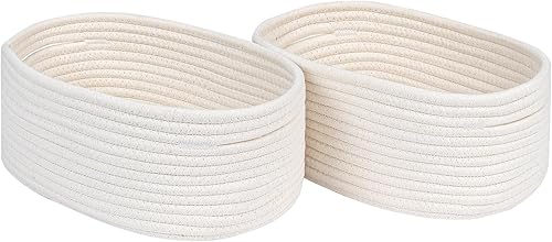 CubesLand Cesta de almacenamiento para armario, cesta tejida para organizaciónalmacenamiento, cesta de almacenamiento de juguetes de larga duración