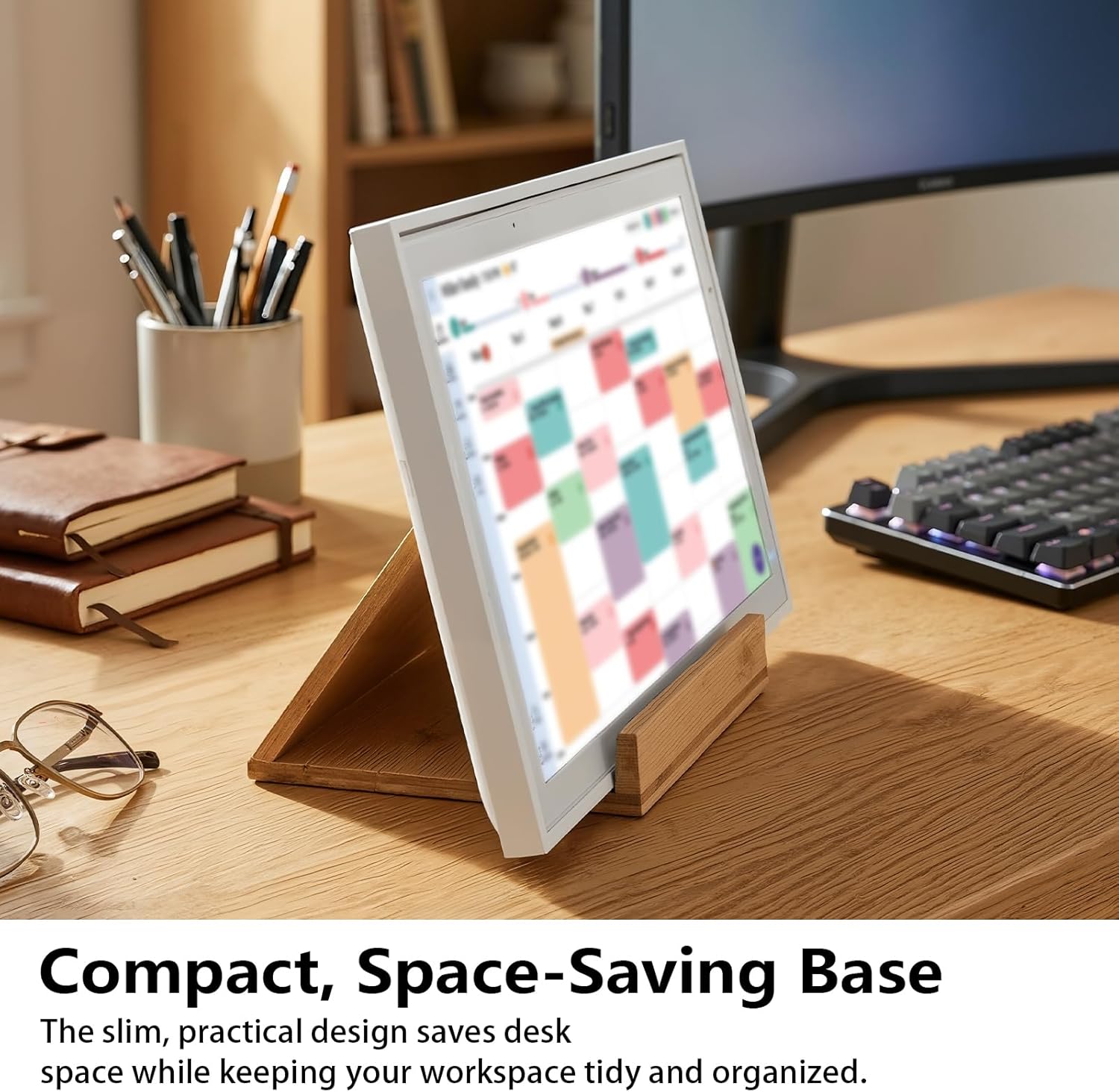 Digital Calendar Stand Compatible with Skylight Calendar, Compatible with Skylight Calendar Stand, Holder for Skylight Calendar Max 27 Inch, Easy Installation