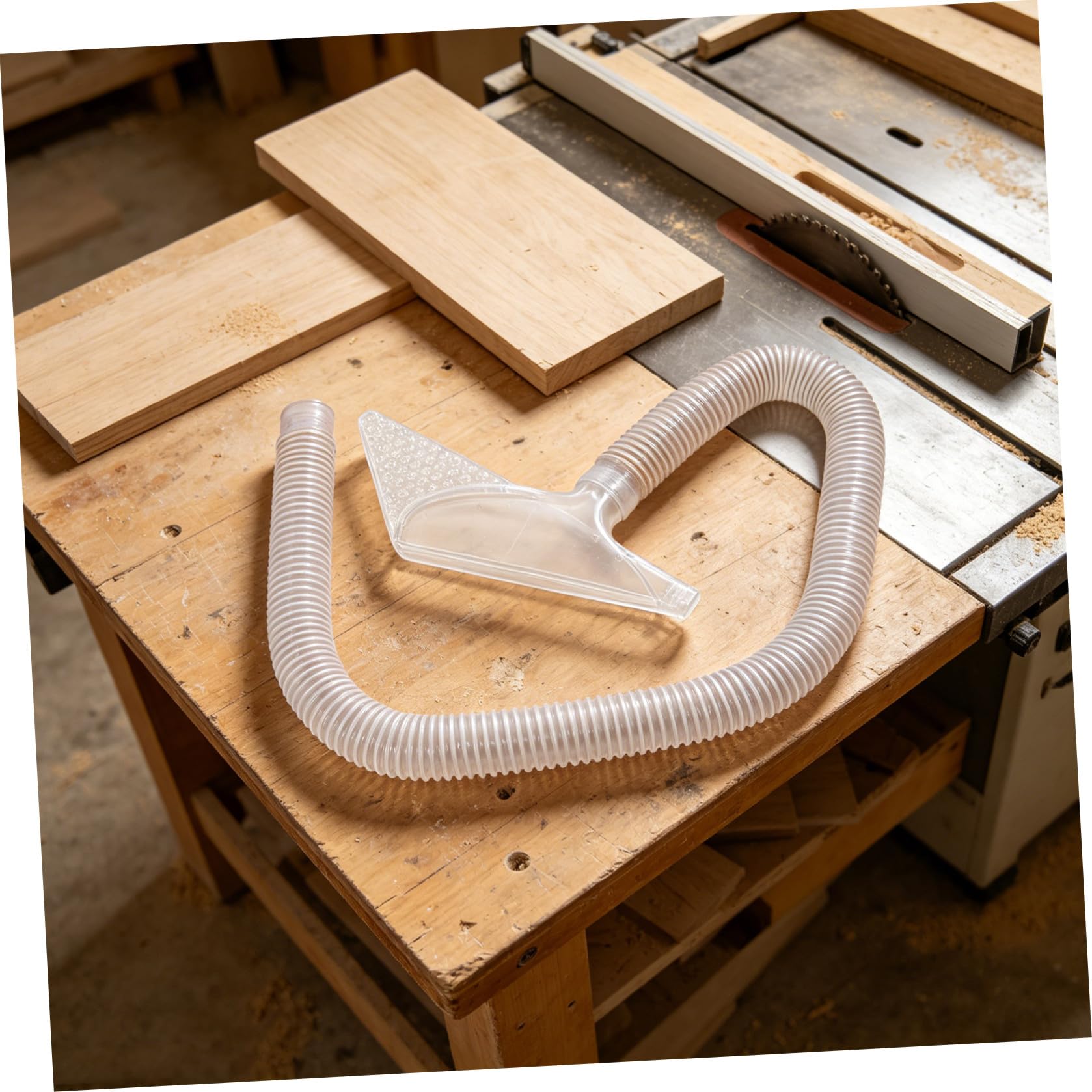Kit de Recolección de Polvo para Corte de Madera, Pvc 1, 5m 50mm