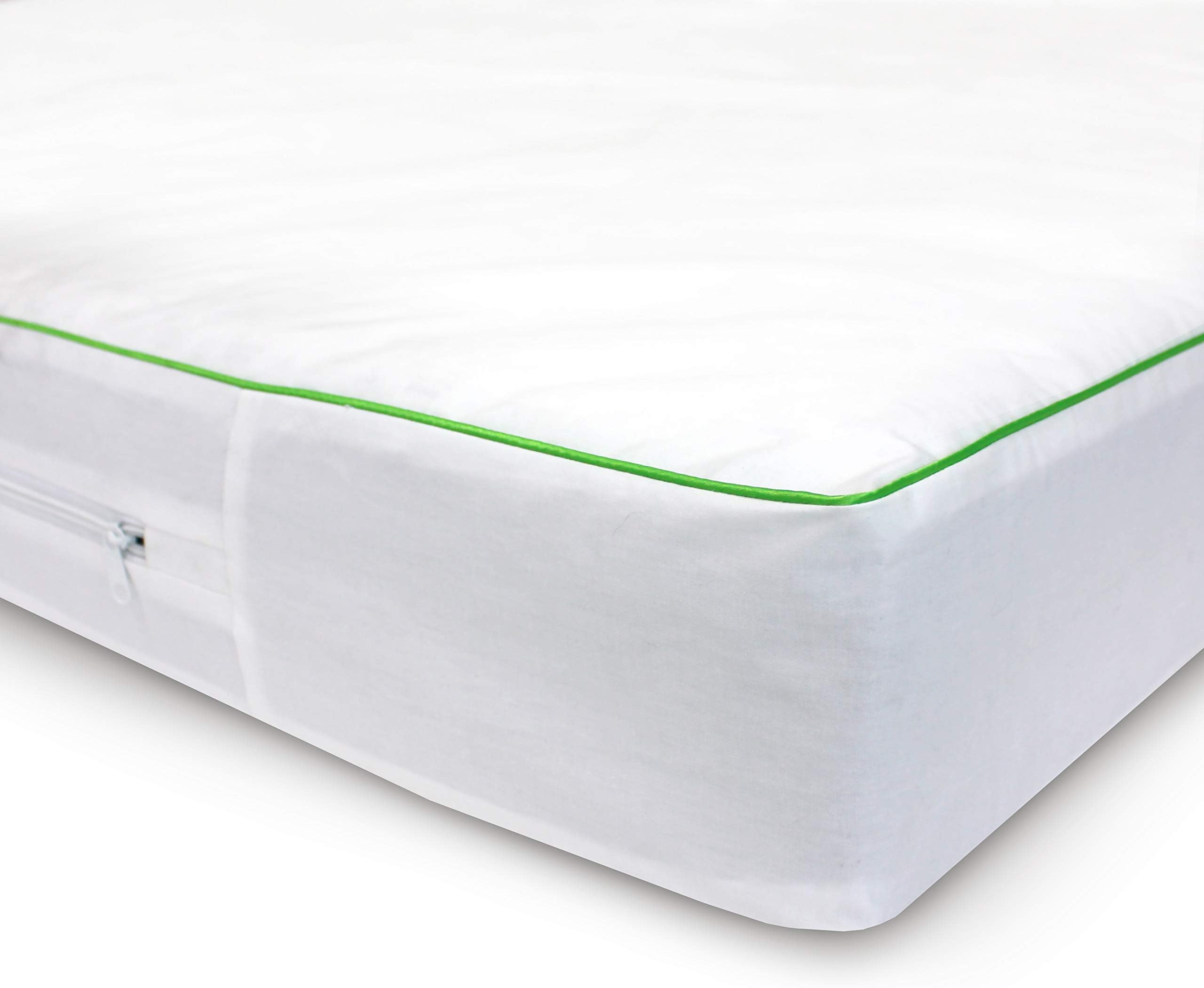 Hotel Laundry MP-SY01-7K 5 inch Waterproof Protector for Mattress Toppers & Feather Beds Allergy & Bed Bug Protection, 100% Cotton