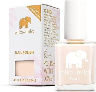 ella+mila Professional, Quick Dry, Long-Lasting & Chip-Resistant Pink Nail Polishes (Tutu Cute - 0.45 fl oz)