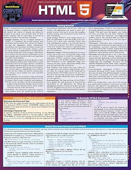 HTML 5: a QuickStudy Laminated Reference Guide