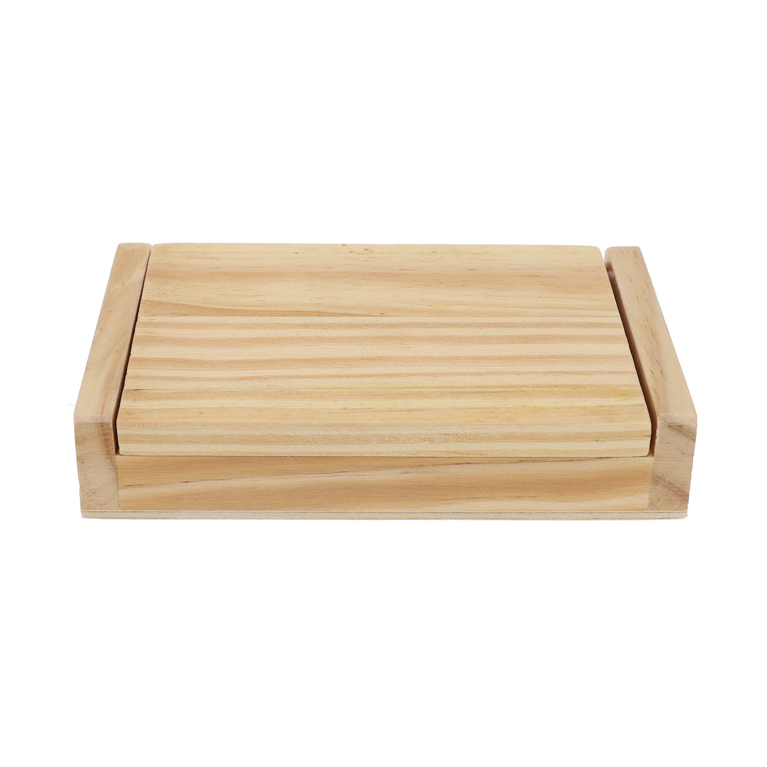 WE Games Mini gioco chiuso la scatola in legno – 14 cm, 9 numeri flip-piastrelle, formato da viaggio, giochi di compleanno, giochi di matematica, decorazione per la casa, decorazione per il soggiorno,
