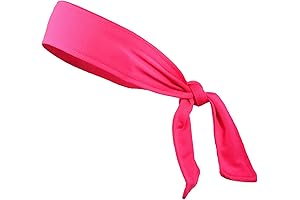 Pink Head Bands Elastic Hair Bands Yoga Sports Sweatbands for Non-Slip Moisture Wicking