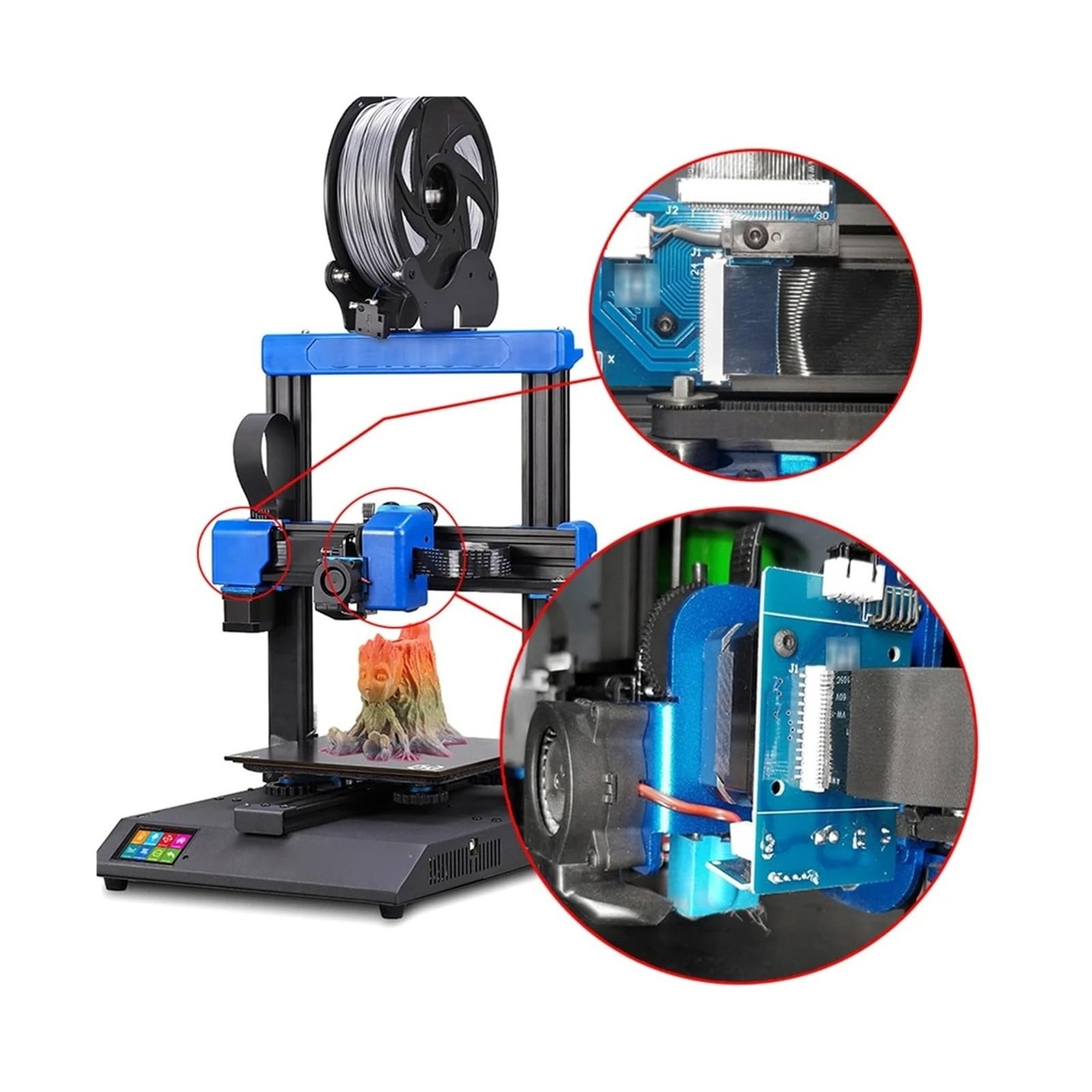 Płytka przyłączeniowa PCB gorącego końca z naprawą kabli kompatybilna z drukarką 3D X1
