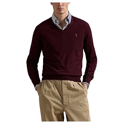 Polo Ralph Lauren Washable Wool V Neck Sweater Men