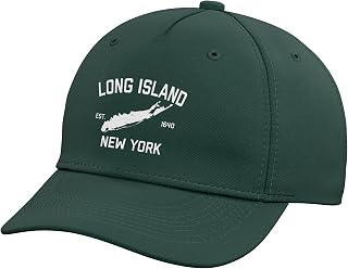 Long Island NY Souvenir Tee Native Long Islander Map NYC Adjustable Baseball Hat