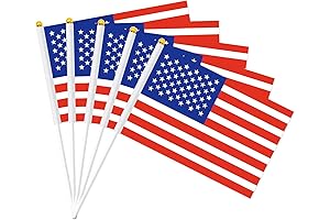 Set of 20 Small USA Flag Sticks