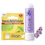 Hion Nausea Relief Inhaler-Clove, 100% Natural Essential Oils Inhalers