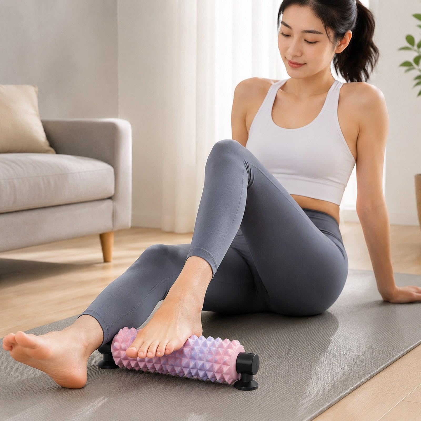 Eva Schaumstoff Massagerolle für Gewebemassage, Ideal für Heim Fitnessstudios, Fitness Und Mehr.