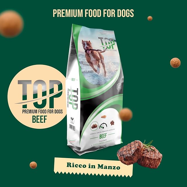 Foto 2 de 4 de Top Beef - Sabor carne de vacuno, alimento seco apto para el mantenimiento de perros adultos de talla…