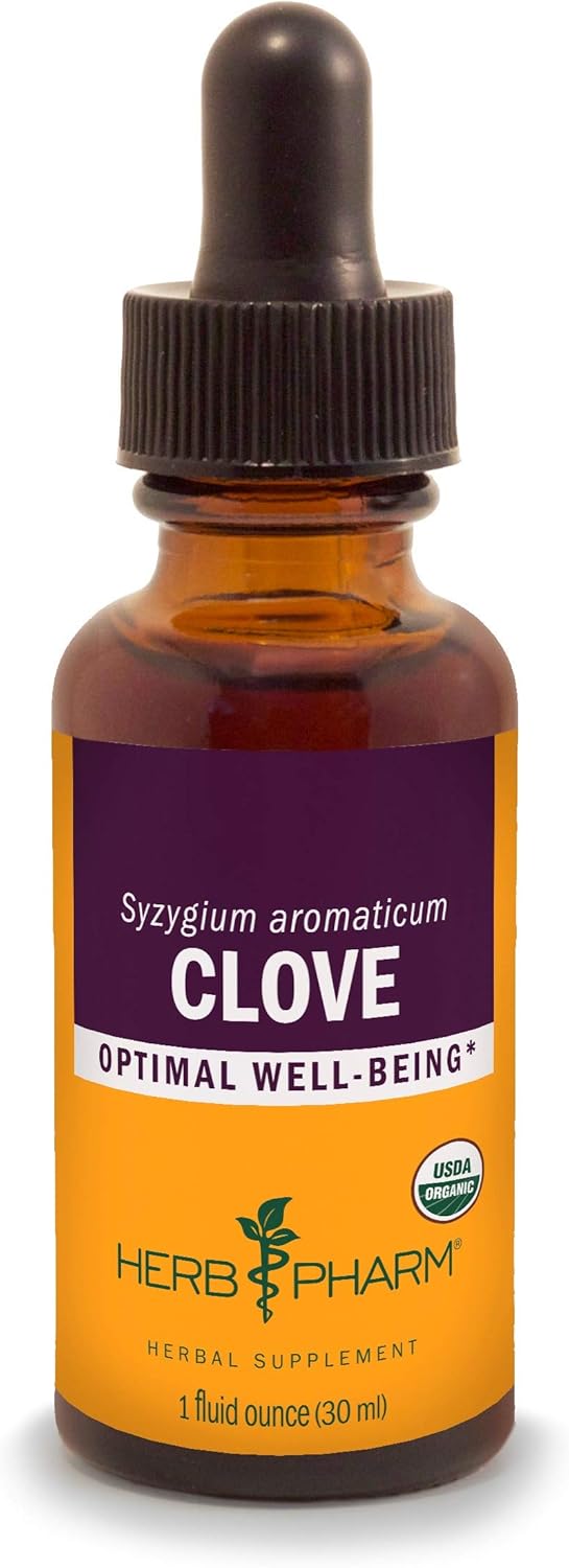 Herb Pharm Certified Organic Clove Liquid Extract - 1 Ounce