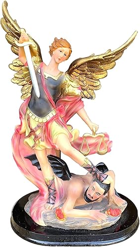 Figura religiosa de San Miguel Arcangel de 12 pulgadas de San Miguel