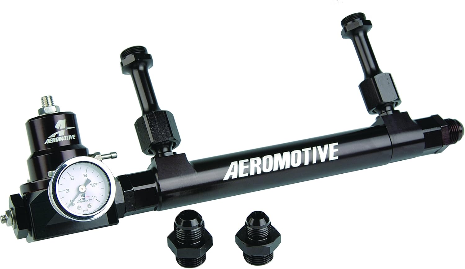 Aeromotive 17251 Fuel Log, Double Adjustable Bypass Kit (Demon Style Carb)