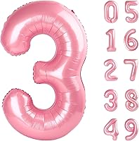 Vista 160 de Globos con números con estampado de vaca, globos de 40 pulgadas del número 0-9 (cero-nueve), globo de vaca para suministros de fiesta de cumpleaños