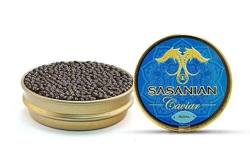 Miniatura 3 de Osetra siberiana de 1 oz + caja de regalo Royal Osetra de 1 oz – 2 cucharas de nácar