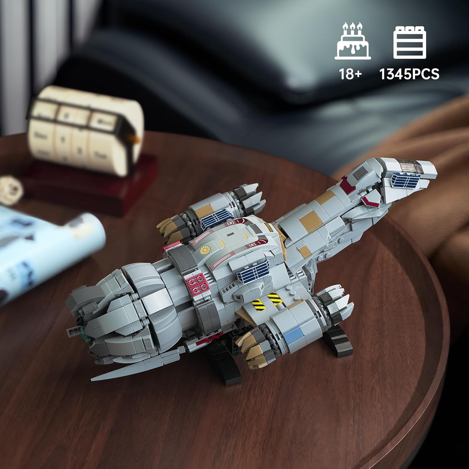 Firefly-Class Spaceship Building Set, Sci-Fi Space Wars Ship Model Toys, Compatible with Lego, Collectible Creative Building Blocks for Adults, Aged 18+ (1345 PCS)