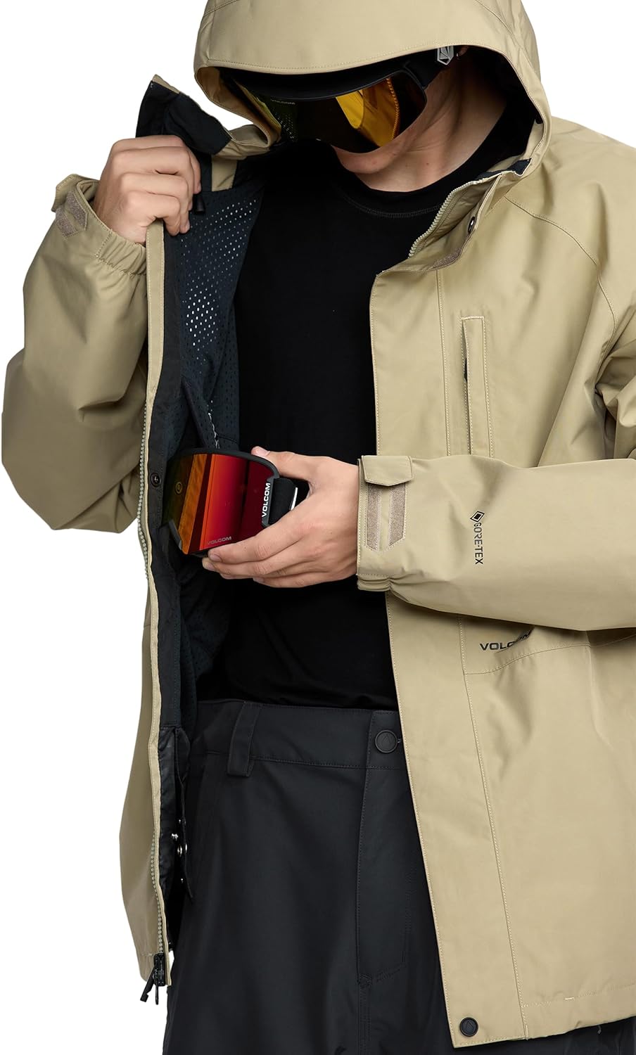Volcom Men's Dua Insulated Gore-tex Snowboard Jacket – 2-layer, Fully Taped, Zip Tech®