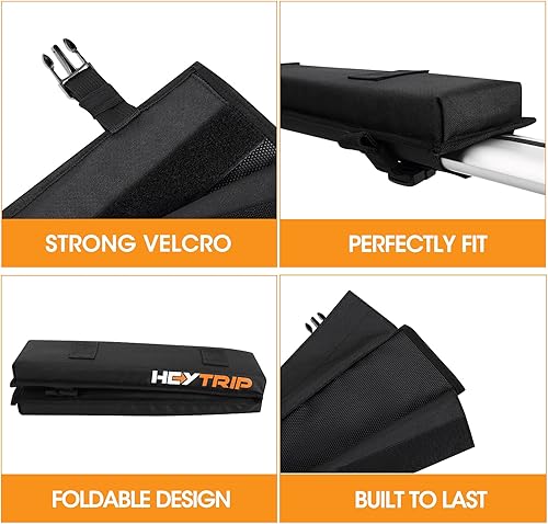 Miniatura 5 de HEYTRIP Almohadillas para portaequipajes de techo de 30 pulgadas para kayaktabla de surf SUPcanoa con correas de amarre de 15 pies y bolsa de