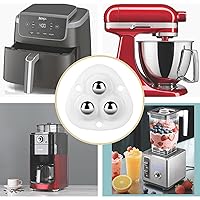 Vista 4 de 4 PCS Ruedas Giratorias Adhesivas Pegajosas para Electrodomésticos Pequeños, Deslizadores Giratorios Mini Rueda Universal Autoadhesiva, Rotación