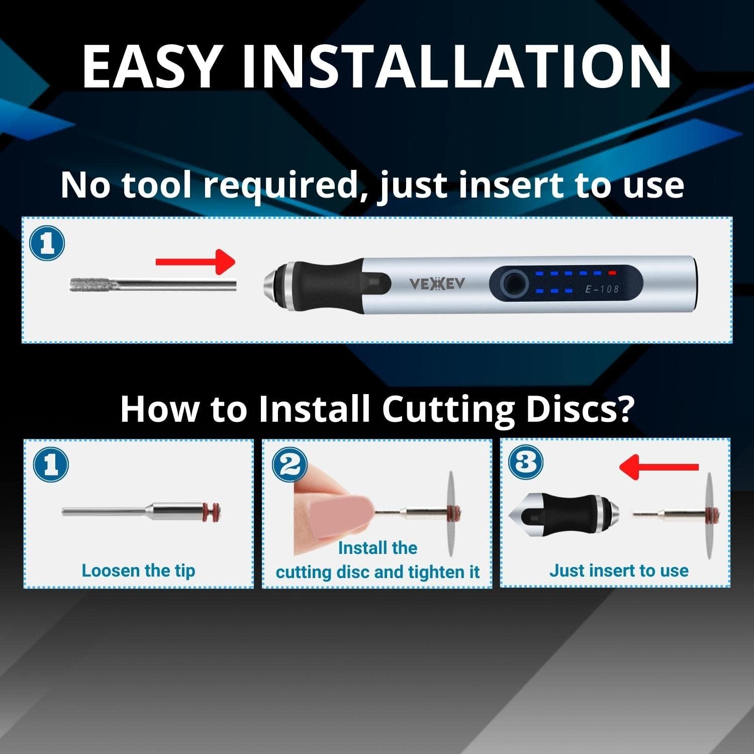 VEXXEV Engraving Pen Kit Electric USB Rechargeable Micro Engraver Cordless Carve Tool for Etching Carving Customizing DIY Art and Crafts on Wood Metal Glass Jewelry Nails Ceramic Stone Plastic Egg 6 71FC2wcwbKL. AC SL1500