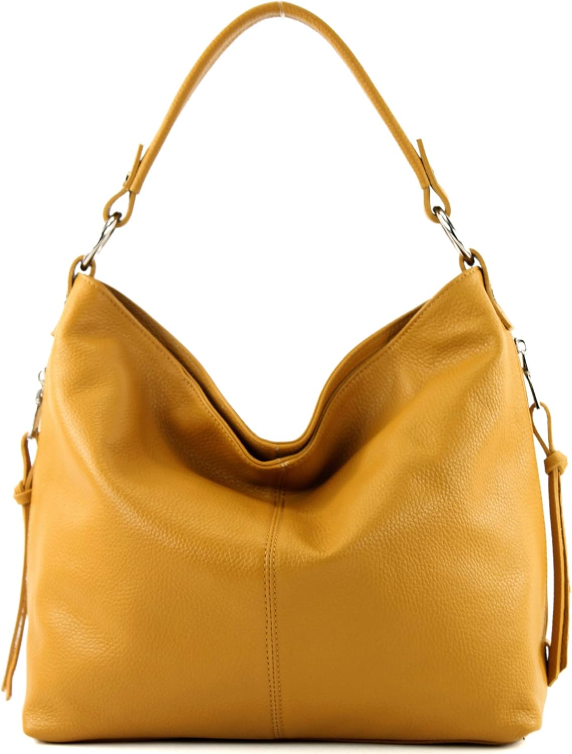 modamoda de - T160 - Italian women's shoulder bag made of leather