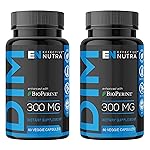 EFFECTIVE NUTRA Dim Supplement 300mg with BioPerine - Extra Strength Estrogen Blocker for Men & Women - Hormone & Metabolism Support - 4 Month Supply