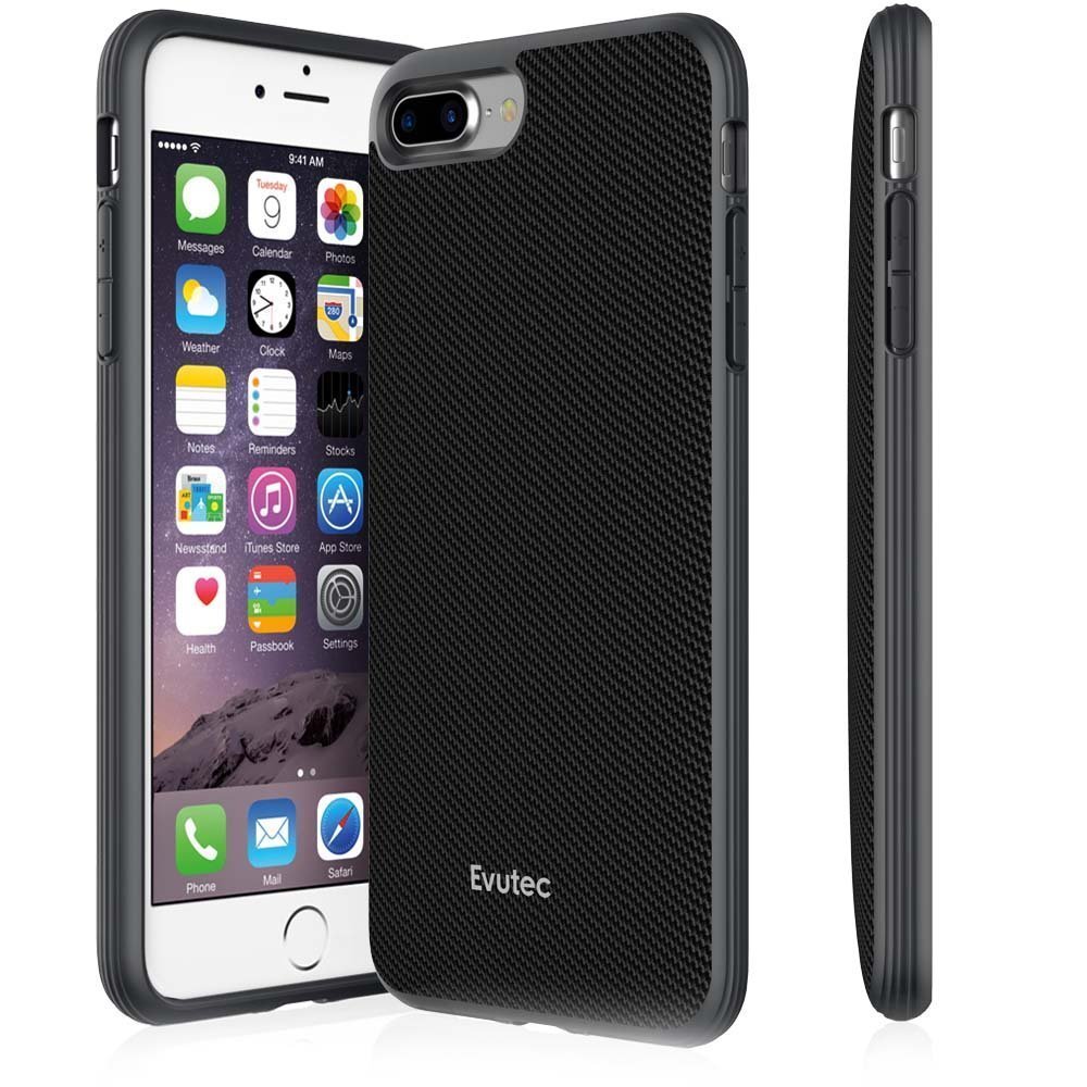 Evutec iPhone Plus AERGO Ballistic Nylon Cell Phone Case -Black