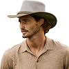 Conner Handmade Hats - Aussie Golf Soakable Mesh Hat, Crushable Safari Hat for Men, Foldable Sun Hat for Women