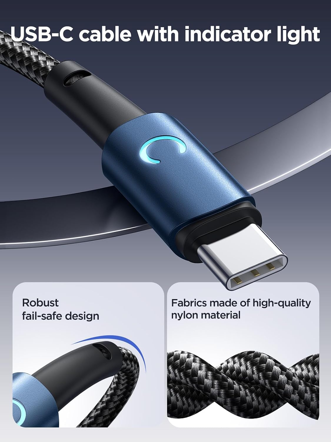 USB C to USB C Cable 6ft 100W,C to C Cable Fast Charging Cord Type C Phone Charger USBC Braided 5A for iPhone 17 16 15 Pro Max Plus,iPad Pro,Samsung Galaxy S26 S25 S24 S23,Pixel,MacBook Pro/Air image 4
