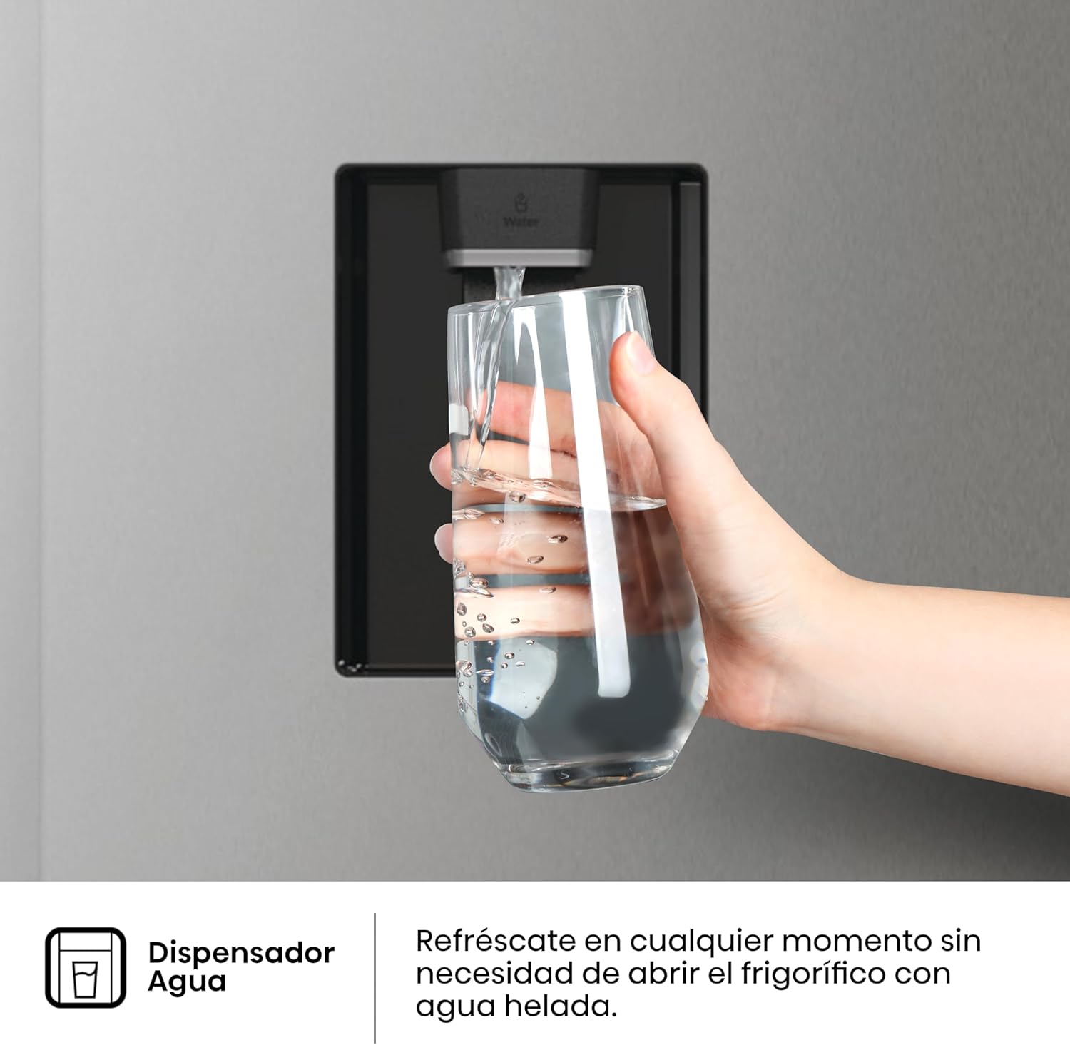 Hisense Refrigerator Water Dispenser in use