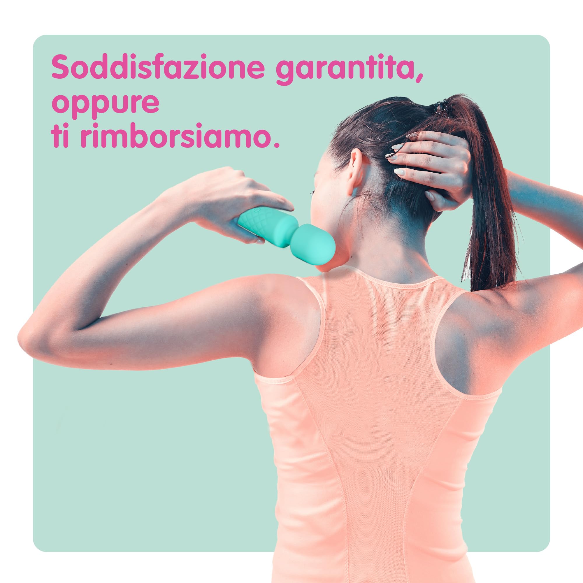 Vibratore Sessuale per Donna - Massaggiante Personale Con 8 Velocità e 20 Modalità - Stimolatore Punto G - Dildo vibrante, Vibratorepunto squirt, Giocattoli Sessuali - Oliver James (Verde)