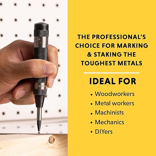 Miniatura 4 de Punzón automático de acero inoxidable General Tools  Instruments con trazo ajustable