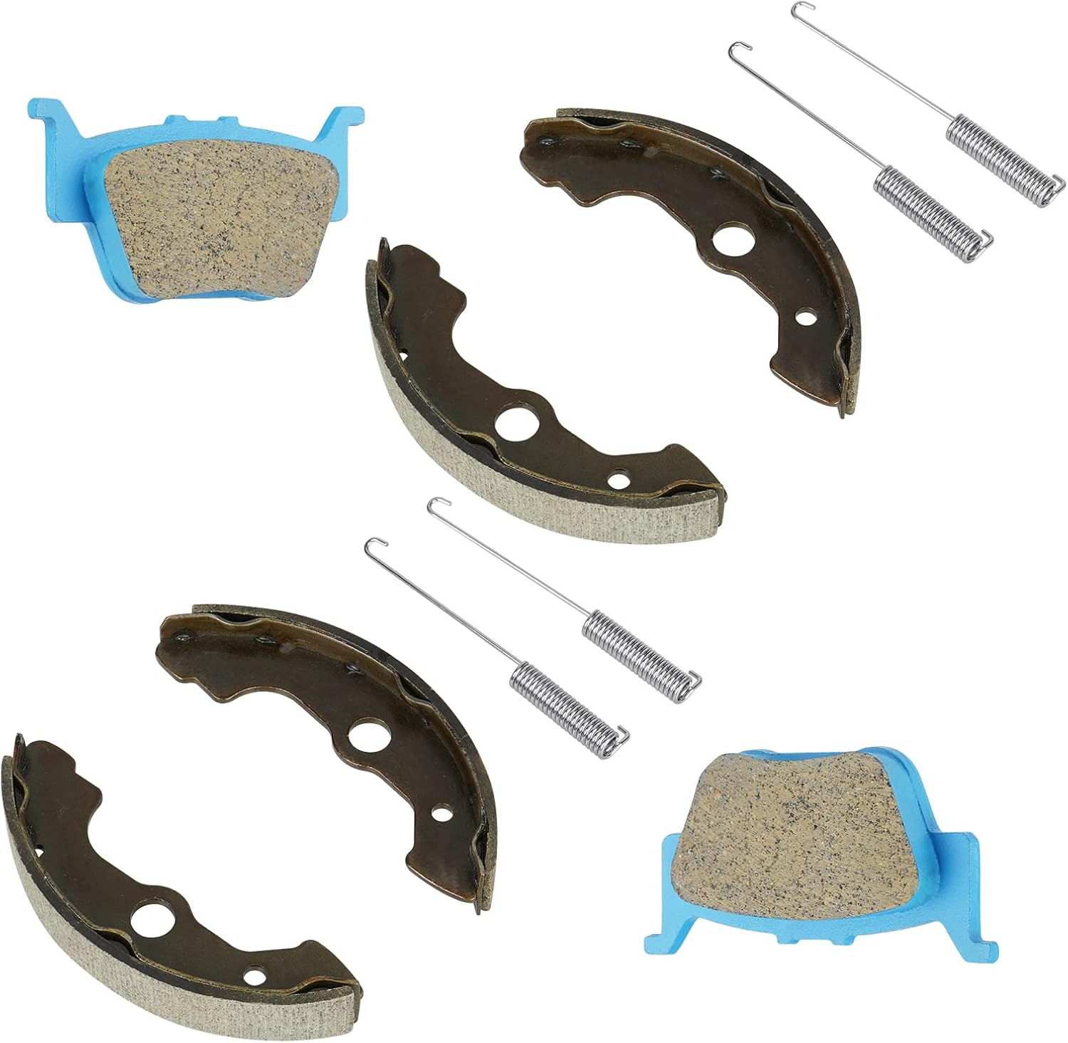 Rear Brake Pads Front Brakes Shoes for Honda Rincon 650 TRX650 TRX 650 4x4 2003 2004 2005 347-3 Set
