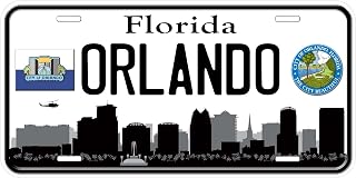 Orlando FL Skyline Novelty Car Auto License Plate