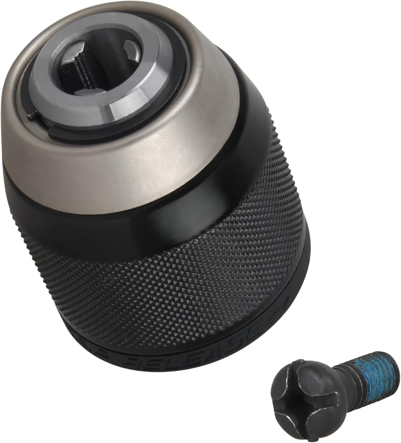 42-66-2608 Keyless Drill Chuck Assembly for Milwau-kee 1/2"-20 Mount Driver-Drill Tool 42-66-0023 42-66-2606 42-66-2607 42-66-2701 42-66-2702 (42-66-2608 with Screw)