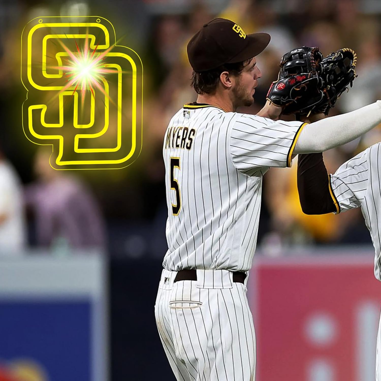 Balanar Baseball Neon Signs For Garage or Man Cave Decor, Men's Gifts With Baseball Team Logo,Led Neon For Fans,Parties, Bars, Dorms, Office Wall Art And Game Room Decoration - Image 6