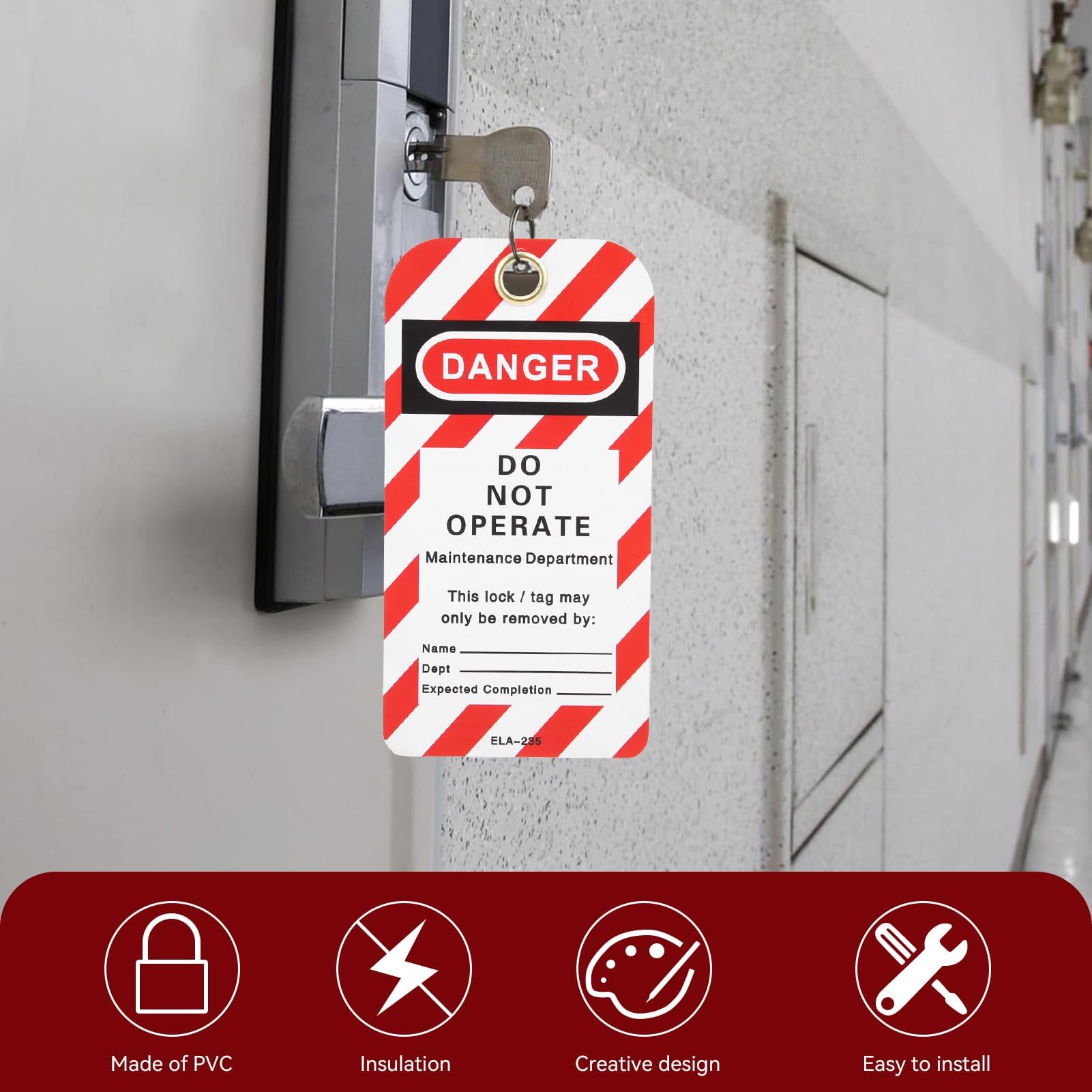 10PCS Lockout Tagout Tags - Image 3