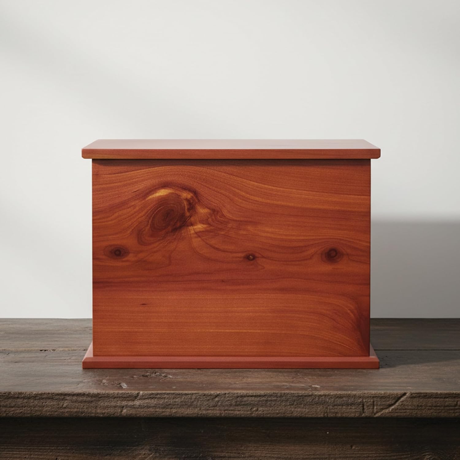 AspenStudio Legacy Cedar Wooden Urn for Cremation Ashes Handcrafted Urn for Adult Human by Aspen Studio - Image 3