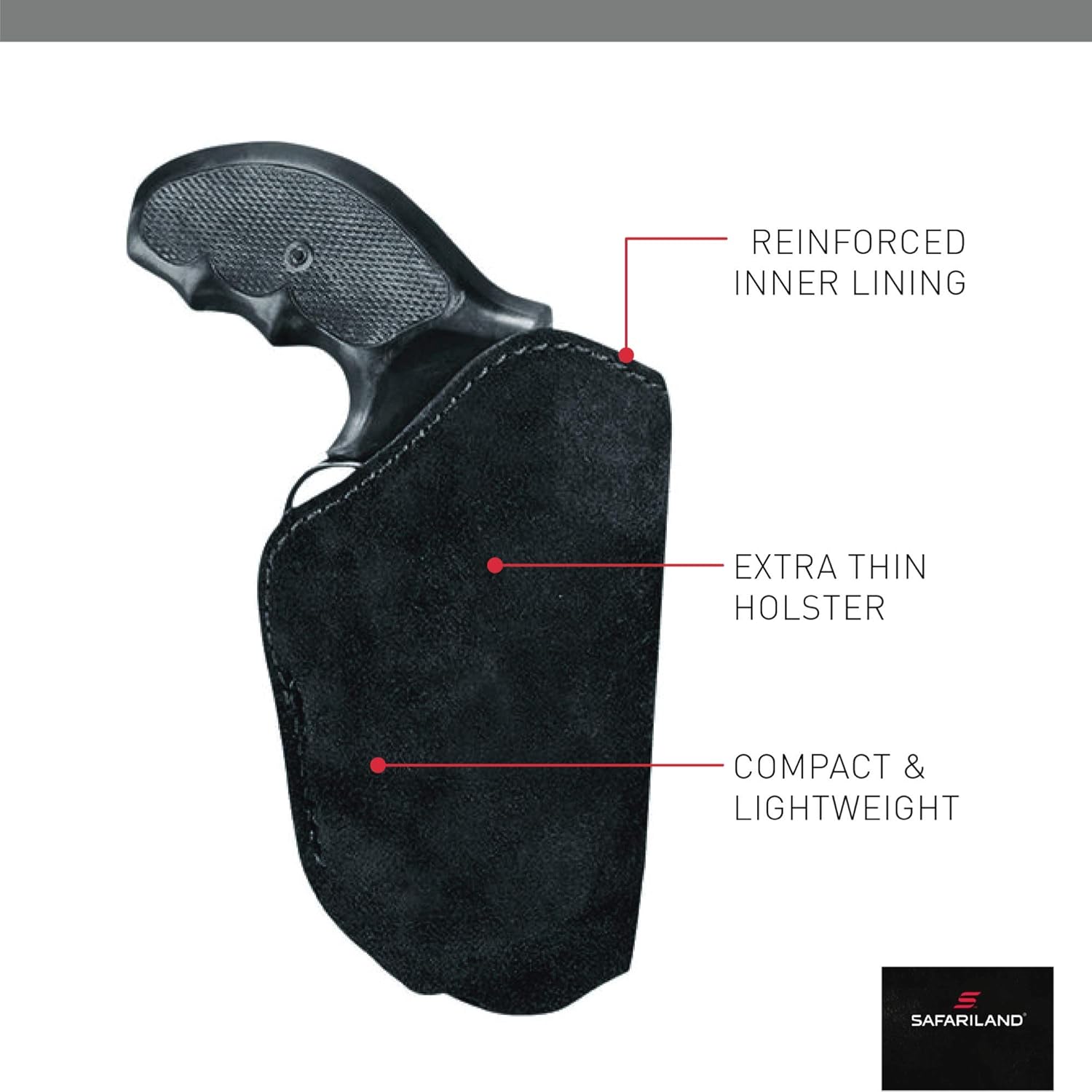 Safariland 25 Inside-The-Pocket Holster, S&W Body Guard .380 w/CT Laser