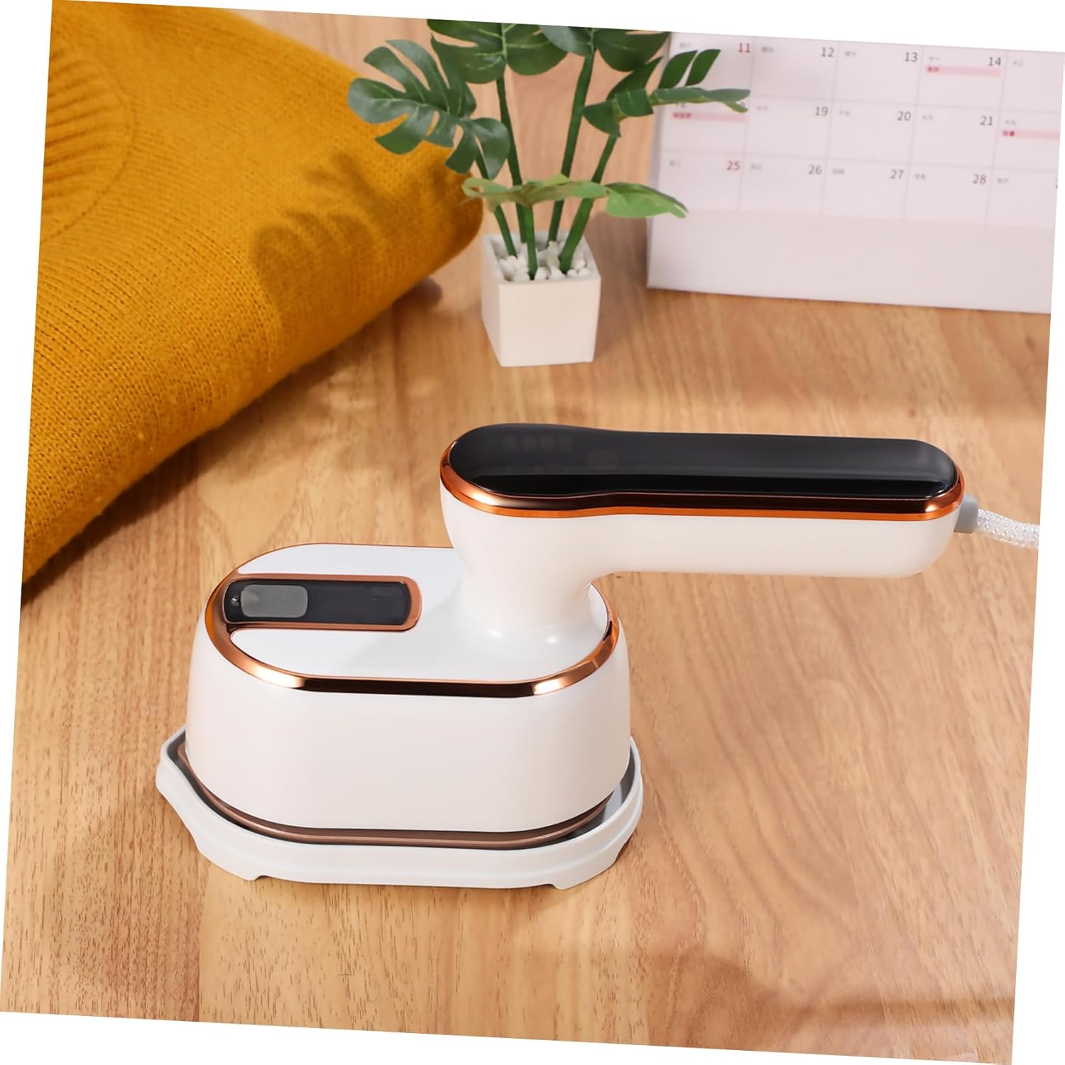 MERRYHAPY Clothes Steamer Travel Portable Home Iron Steam Different Steam Modes Folding Handle Us Plug