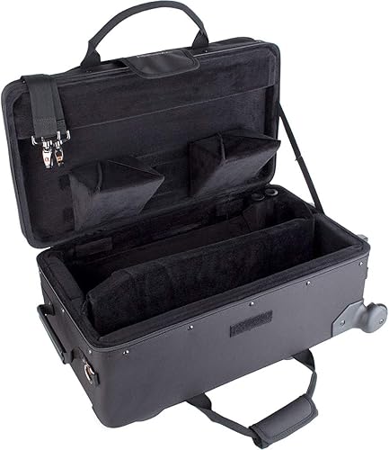 Miniatura 6 de Protec Combo Trompeta/Auxiliar PRO PAC Estuche con ruedas, Modelo PB301VAX,Negro